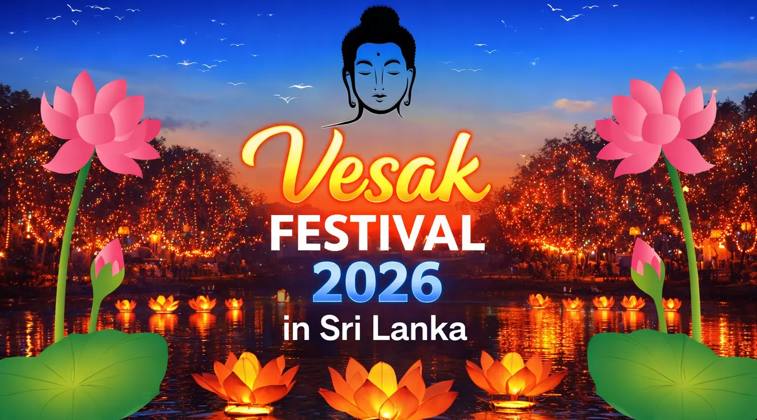 Vesak Festival 2026 in Sri Lanka – Das Lichterfest des Buddhismus erleben